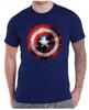 Captain America - Splat | Velikost: S | Modrá