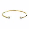 Náramek Swarovski crystals - Zlatá