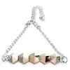 Náramek Hexagon Swarovski crystals