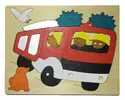 Vícevrstvé puzzle - Hasiči