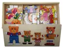 Puzzle v krabičce - Medvídek