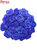 Kytice 21 modrých růží Blue Vendela (70 cm)