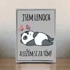 Dekorační cedulka: Lenoch