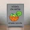 Dekorační cedulka: Ležím a odpočívám