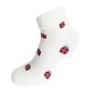 Vánoční dámské froté ponožky | Velikost: 36-40 | Krémová / dárky