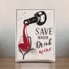 Dekorační cedulka: Save water