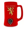 Korbel s rotujícím logem Lannister