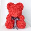 Medvídek z růží 40 cm | Červená