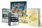 Samarkand + Hope poker karty + HOPE prší karty + Hrátky z lesa do zahrádky