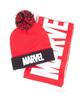 Zimní set (čepice a šála) Marvel Logo