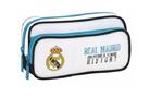 Penál na tužky bílý s kapsou : Real Madrid FC