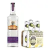 JJ Whitley London Dry Gin, 0,7 l + 4x Fentimans Indian Tonic Water
