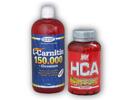 L-Carnitine (150000 mg) + Chromium, 1000 ml + HCA Garcinia Cambogia 100 kapslí | Příchuť: Ananas