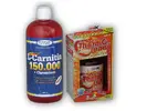 L-Carnitine (150000 mg) + Chromium, 1000 ml + ThermoLean 90 kapslí | Příchuť: Ananas
