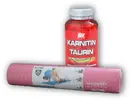 Karnitin Taurin 100 kapslí + Podložka na cvičení Fitness Yoga Mat | Růžová