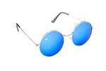 Stříbrné brýle Kašmir Lennon L01 – skla modrá zrcadlová
