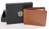 Pánská kožená peněženka Elegant | Hnědá