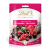 Lindt Sensation: maliny & brusinky ve tmavé čokoládě, 150 g