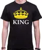 Pánské tričko King – Král | Velikost: S | Černá