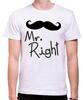 Pánské tričko Mr. Right | Velikost: S | Bílá