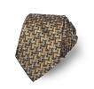 Bronzově hnědá hedvábná kravata