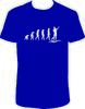 Pánské tričko "Evoluce vodák" | Velikost: XS | Modrá