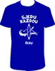 Pánské tričko "Sjedu každou řeku" | Velikost: XS | Modrá