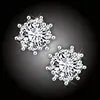 Náušnice Brillance Crystal Flower