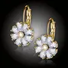 Náušnice Brillance Marquise Gold