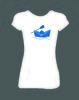 Dámské tričko "Loďka" | Velikost: XS | Bílá