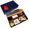 Valentýnský balíček s červeným vínem (krabice se srdíčkem)