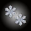 Náušnice La Diamantina Crystal Snowflake