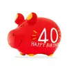 Prasátko "Happy Birthday 40"