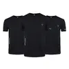 Aeronautica Militare Tričko ROUND-NECK 3-Pack X1394 Black | Velikost: S | Černá