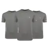 Aeronautica Militare Tričko V-NECK 3-Pack X1398 Grey | Velikost: M | Šedá