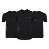 Aeronautica Militare Tričko V-NECK 3-Pack X1397 Black | Velikost: L | Černá