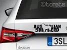 Nálepka Australský ovčák | Typ: Černá