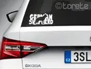 Nálepka Německý ovčák | Typ: Černá