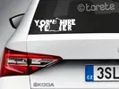 Nálepka Jorkšírský teriér | Typ: Černá