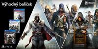 Balíček pro PS4: Assassin's Creed kolekce – Unity, Syndicate, The Ezio Collection