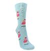Bavlněné ponožky Plameňák | Velikost: UNI pánská