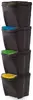 SORTIBOX 4 x 25 l | Černá