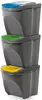 SORTIBOX 3 x 25 l | Tmavě šedá