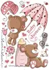 Dětské samolepky na zeď - Medvídek Teddy Bear