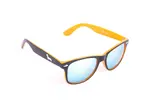 Černo-oranžové brýle Kašmir Wayfarer W19 - skla oranžová zrcadlová