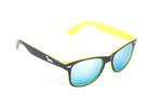 Černo-žluté brýle Kašmir Wayfarer W23 - žlutá zrcadlová skla