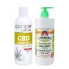 Cannabellum CBD shower gel + Konopný balzám s pumpičkou, 500 ml