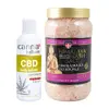Cannabellum CBD body balsam + Himalájská koupelová sůl, růžová