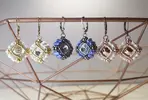 Náušnice se Swarovski Crystals - bižuterní sada