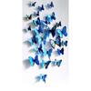 3D motýlci - 12 ks | Modrá